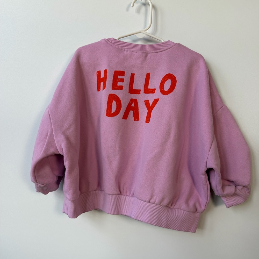 next Lilac Crewneck Sweatshirt with Embroidered Detail - Picture 5 of 8